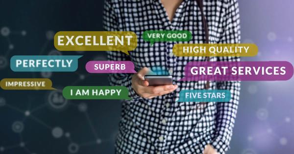 customer communicating positive experience